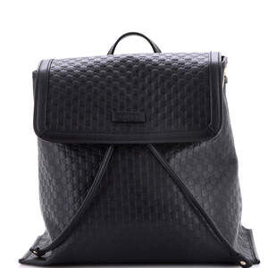 Drawstring Flap Backpack #244860G15B